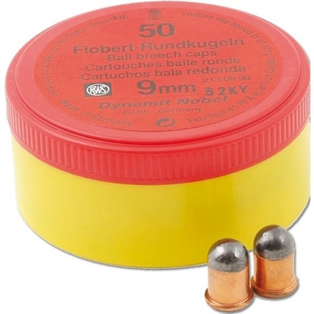 RWS</br> Balle ronde </br> 9 mm FLOBERT </br>