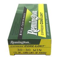 REMINGTON</br> Balles de chasse Soft Point core-lokt - par boite de 20 </br> 30-30 WINCHESTER  </br> 170Gr