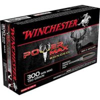 WINCHESTER</br> Balles de chasse Power max bonded - par boite de 20 </br> 300 WINCHESTER MAGNUM  </br> 150Gr