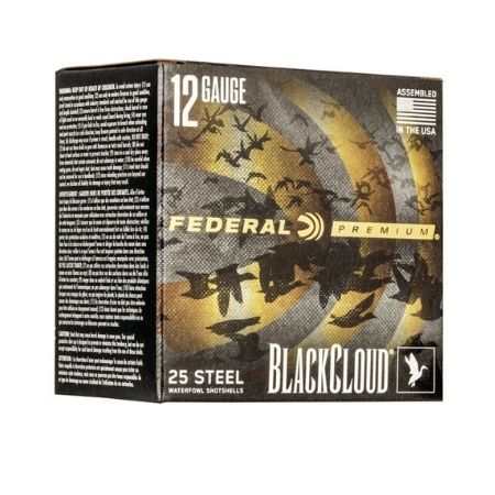 FEDERAL</br> Cartouches de chasse Black cloud - par boite de 25 </br> 12 / 76 </br> 36g