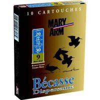 MARY ARM</br> Cartouches de chasse Becasse dispersante - par boite de 10 </br> 20  / 70 </br> 30g