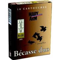 MARY ARM</br> Cartouches de chasse Becasse duo - par boite de 10 </br> 12  / 70 </br> 36g