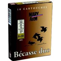 MARY ARM</br> Cartouches de chasse Becasse duo - par boite de 10 </br> 20  / 70 </br> 29g