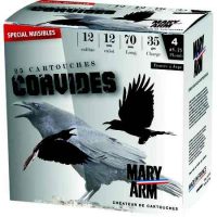 MARY ARM</br> Cartouches de chasse Corvides - par boite de 25 </br> 12  / 70 </br> 35g