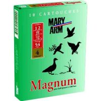 </br> Cartouches de chasse Magnum 54 - par boite de 10 </br> 12  / 76 </br> 54g