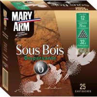 MARY ARM</br> Cartouches de chasse Sous bois - par boite de 25 </br> 12  / 70 </br> 32g