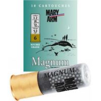 </br> Cartouches de chasse Magnum 52 - par boite de 10 </br> 12  / 76 </br> 52g