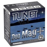 TUNET</br> Cartouches de chasse Ferozinc DUO MAGNUM HP - par boite de 25 </br> 12  / 76 </br> 36g