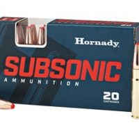 HORNADY</br> Balles de chasse Subsonic - par boite de 20 </br> 300 BLACKOUT  </br> 190Gr